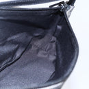 GUCCI GG Canvas Accessory Pouch Gray Silver 07198 Auth 150991-18