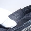 GUCCI GG Canvas Accessory Pouch Gray Silver 07198 Auth 150991-20