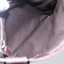 GUCCI GG Canvas Shoulder Bag Beige Silver 27639 Auth 150997-10