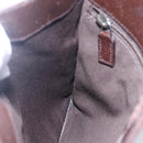 GUCCI GG Canvas Shoulder Bag Beige Silver 27639 Auth 150997-21