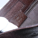 GUCCI GG Canvas Shoulder Bag Beige Silver 27639 Auth 150997-12