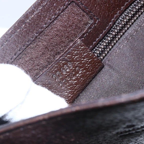 GUCCI GG Canvas Shoulder Bag Beige Silver 27639 Auth 150997