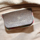 GUCCI GG Supreme Web Sherry Line Bag PVC Beige Gold 89 02 032 Auth 150998-18