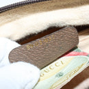 GUCCI GG Supreme Web Sherry Line Bag PVC Beige Gold 89 02 032 Auth 150998-12