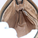 GUCCI GG Plus Supreme Shoulder Bag PVC Leather Beige Gold Auth 150999-20