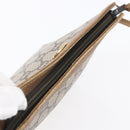 GUCCI GG Plus Supreme Shoulder Bag PVC Leather Beige Gold Auth 150999-6