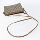 GUCCI GG Plus Supreme Shoulder Bag PVC Leather Beige Gold Auth 150999-7