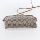 GUCCI GG Plus Supreme Shoulder Bag PVC Leather Beige Gold Auth 150999-9