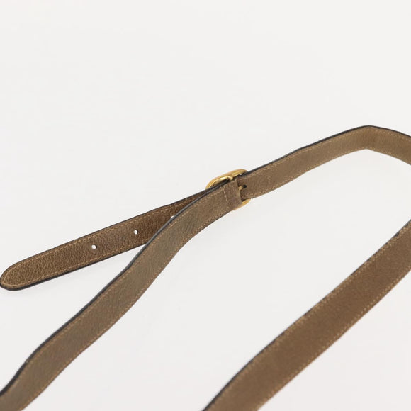 GUCCI GG Supreme Web Sherry Line Bag PVC Beige Gold 41 02 034 Auth 151000