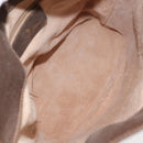 GUCCI GG Supreme Web Sherry Line Bag PVC Beige Gold 40 02 081 Auth 151001-11