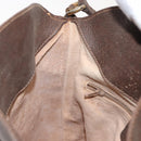 GUCCI GG Supreme Web Sherry Line Bag PVC Beige Gold 40 02 081 Auth 151001-21