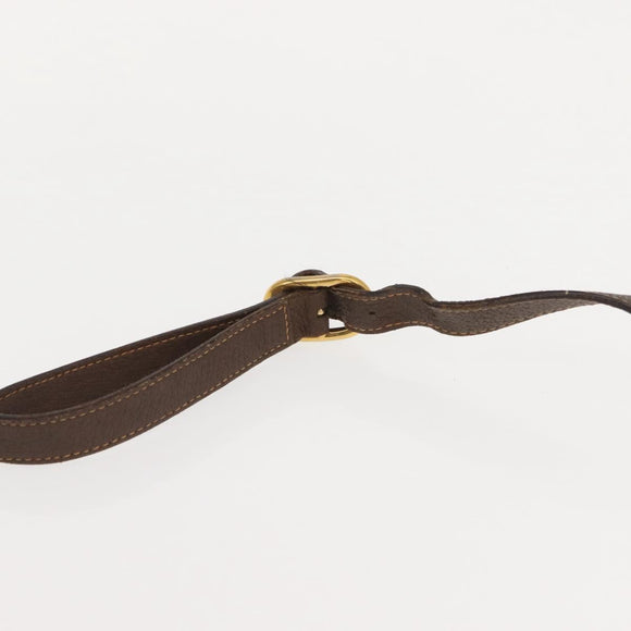 GUCCI GG Supreme Web Sherry Line Bag PVC Beige Gold 40 02 081 Auth 151001