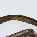 GUCCI GG Supreme Web Sherry Line Bag PVC Beige Gold 14 01 4085 Auth 151002-9