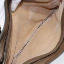 GUCCI GG Supreme Web Sherry Line Bag PVC Beige Gold 14 01 4085 Auth 151002-10