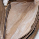 GUCCI GG Supreme Web Sherry Line Bag PVC Beige Gold 14 01 4085 Auth 151002-11