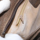 GUCCI GG Supreme Web Sherry Line Bag PVC Beige Gold 14 01 4085 Auth 151002-24