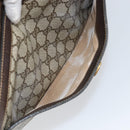 GUCCI GG Supreme Web Sherry Line Bag PVC Beige Gold 14 01 4085 Auth 151002-27