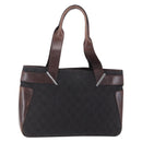 GUCCI GG Canvas Hand Bag Dark Brown Gold 73983 Auth 151009-1