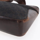 GUCCI GG Canvas Hand Bag Dark Brown Gold 73983 Auth 151009-12