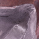 GUCCI GG Canvas Hand Bag Dark Brown Gold 73983 Auth 151009-17