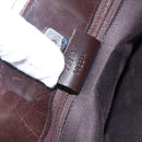 GUCCI GG Canvas Hand Bag Dark Brown Gold 73983 Auth 151009-20