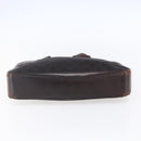 GUCCI GG Canvas Hand Bag Dark Brown Gold 73983 Auth 151009-9