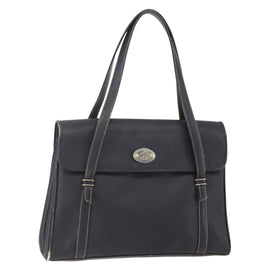 GUCCI Micro GG Supreme Hand Bag PVC Leather Black Gold 000 46 4857 Auth 151011