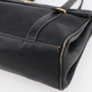 GUCCI Micro GG Supreme Hand Bag PVC Leather Black Gold 000 46 4857 Auth 151011-10