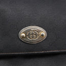 GUCCI Micro GG Supreme Hand Bag PVC Leather Black Gold 000 46 4857 Auth 151011-14