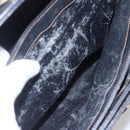 GUCCI Micro GG Supreme Hand Bag PVC Leather Black Gold 000 46 4857 Auth 151011-21