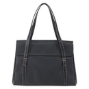 GUCCI Micro GG Supreme Hand Bag PVC Leather Black Gold 000 46 4857 Auth 151011-3