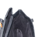 GUCCI GG Canvas Bamboo Tote Bag Black Silver Auth 151015-20