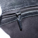 GUCCI GG Canvas Bamboo Tote Bag Black Silver Auth 151015-21