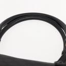 GUCCI GG Canvas Bamboo Tote Bag Black Silver Auth 151015-8