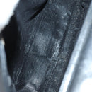 GUCCI Bamboo Hand Bag Leather Black Gold 002 123 0322 Auth 151016-10