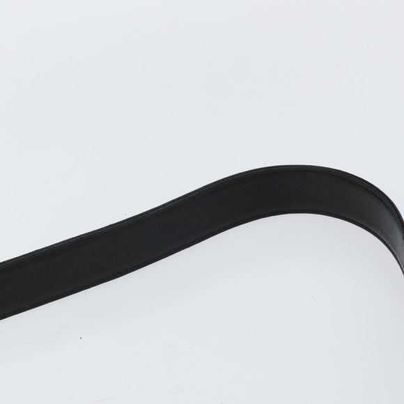 GUCCI Bamboo Shoulder Bag Leather 2way Black Gold 001 0166 1638 Auth 151017