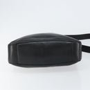 GUCCI Bamboo Shoulder Bag Leather 2way Black Gold 001 0166 1638 Auth 151017-5