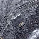 GUCCI Bamboo Shoulder Bag Leather 2way Black Gold 001 0166 1638 Auth 151017-21