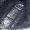 GUCCI Bamboo Shoulder Bag Leather 2way Black Gold 001 0166 1638 Auth 151017-10