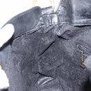 GUCCI Bamboo Shoulder Bag Leather 2way Black Gold 001 0166 1638 Auth 151017-23