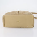 GUCCI Bamboo Hand Bag Suede 2way Beige Gold 002 123 0322 Auth 151018-5