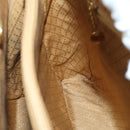 GUCCI Bamboo Hand Bag Suede 2way Beige Gold 002 123 0322 Auth 151018-19