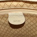 GUCCI Bamboo Hand Bag Suede 2way Beige Gold 002 123 0322 Auth 151018-20
