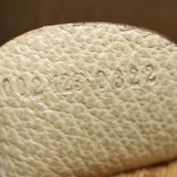 GUCCI Bamboo Hand Bag Suede 2way Beige Gold 002 123 0322 Auth 151018