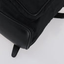 GUCCI Bamboo Backpack Nylon Leather Black Gold 003 58 0016 Auth 151020-16