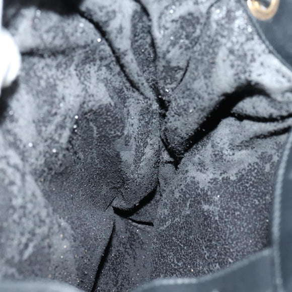 GUCCI Bamboo Backpack Nylon Leather Black Gold 003 58 0016 Auth 151020