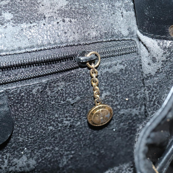 GUCCI Bamboo Backpack Nylon Leather Black Gold 003 58 0016 Auth 151020