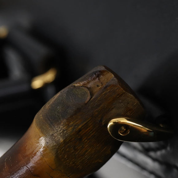 GUCCI Bamboo Backpack Nylon Leather Black Gold 003 58 0016 Auth 151020