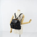 GUCCI Bamboo Backpack Nylon Leather Black Gold 003 58 0016 Auth 151020-29