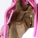 GUCCI Bamboo Backpack Suede Pink Gold 003 2058 0030 Auth 151021-21